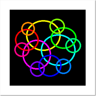 Color Rings Posters and Art